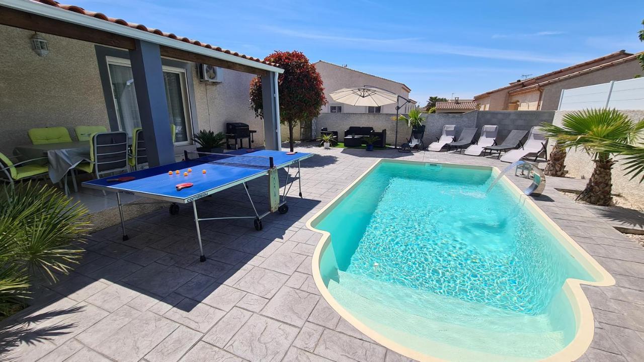 Villa Piscine De La Garrigue Florensac المظهر الخارجي الصورة